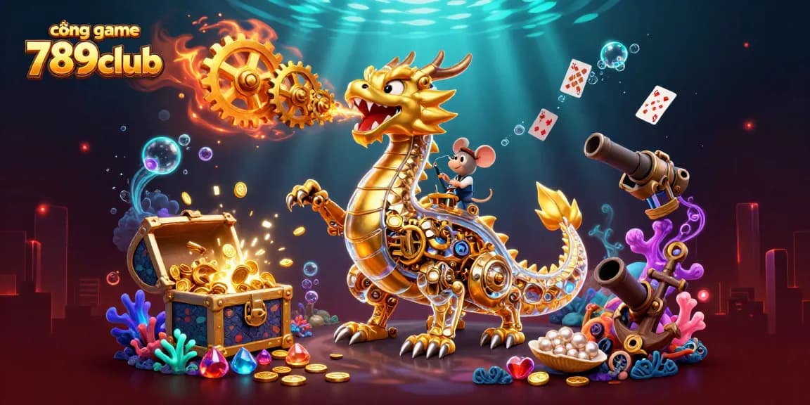 Watch the majestic cổng game 789club come alive with dynamic treasures and vibrant gaming elements.