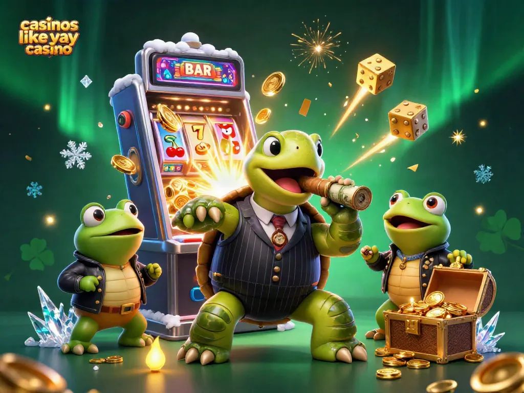 Experience gaming excitement with casinos like yay casino featuring vibrant jackpot elements and character action.