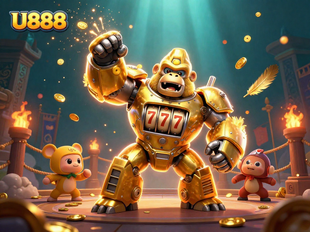 Engage with U888's thrilling slot machine adventures featuring explosive coin wins.