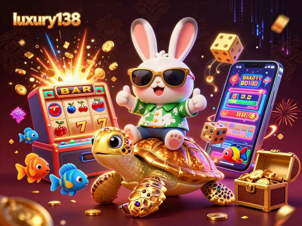 Menangkan jackpot di luxury138 dengan kelinci beruntung dan kura-kura emas dalam aksi kasino