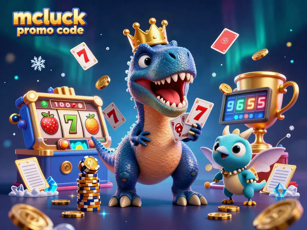 Boost your wins with the mcluck promo code in an engaging casino scene.