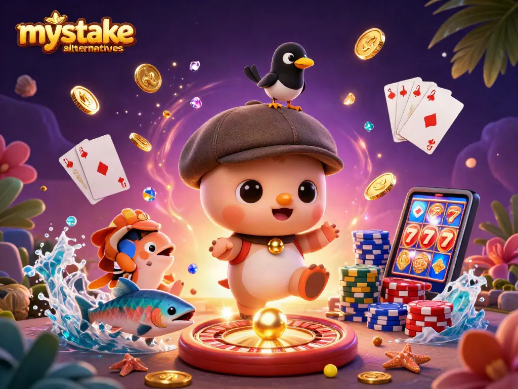 Experience exciting gameplay at mystake alternatives with charming characters and dazzling casino elements.