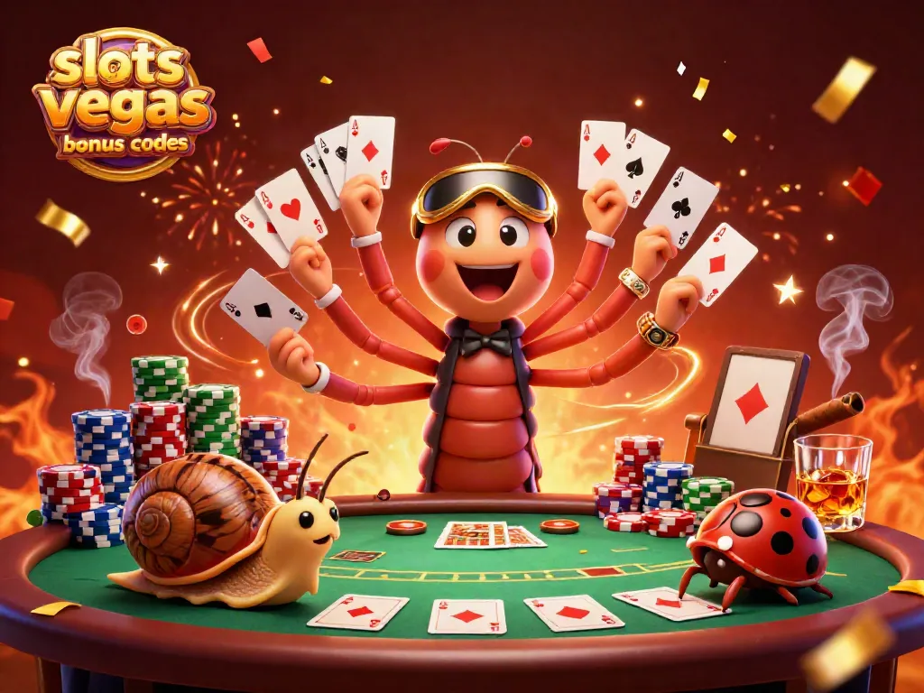 Win big with slots of vegas bonus codes in a dynamic 3D casino scene