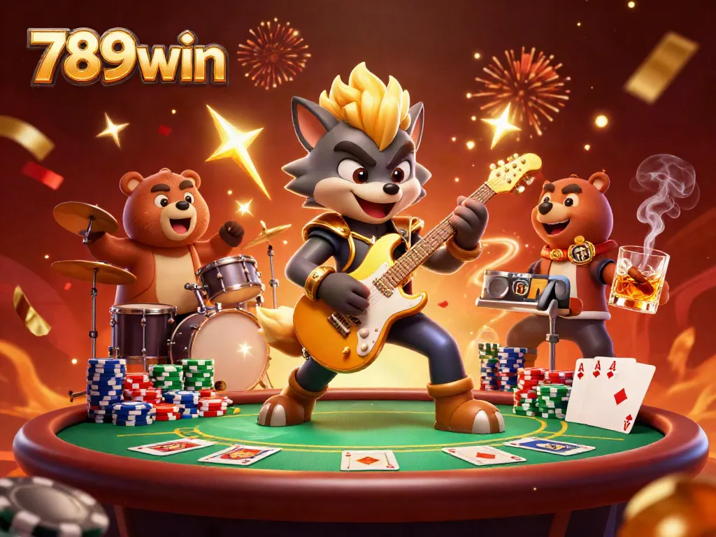 Experience 789win's vibrant casino world with electrifying characters in action.