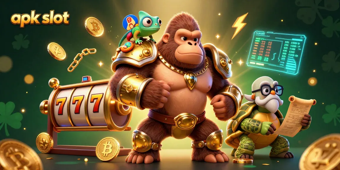 Mainkan apk slot dan menangkan jackpot dengan grafik menakjubkan yang menggambarkan karakter menarik.