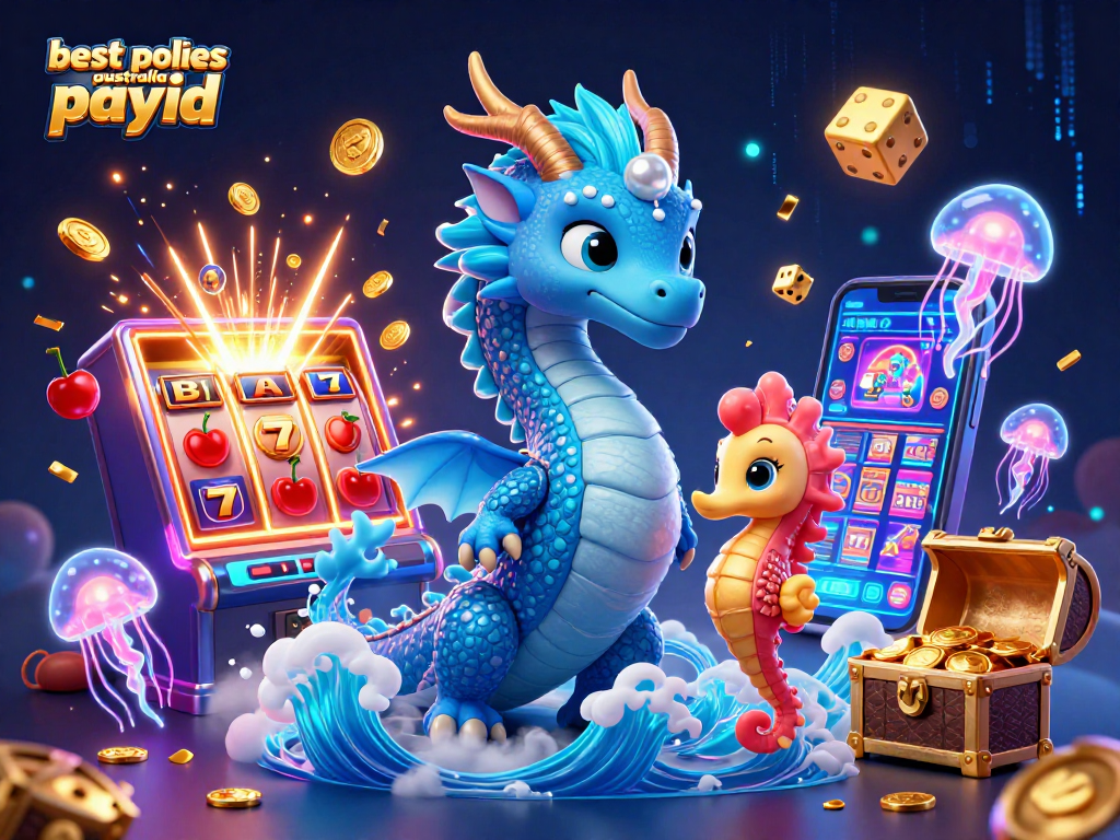 Engage with the best online pokies Australia PayID featuring vibrant casino elements and dynamic characters.
