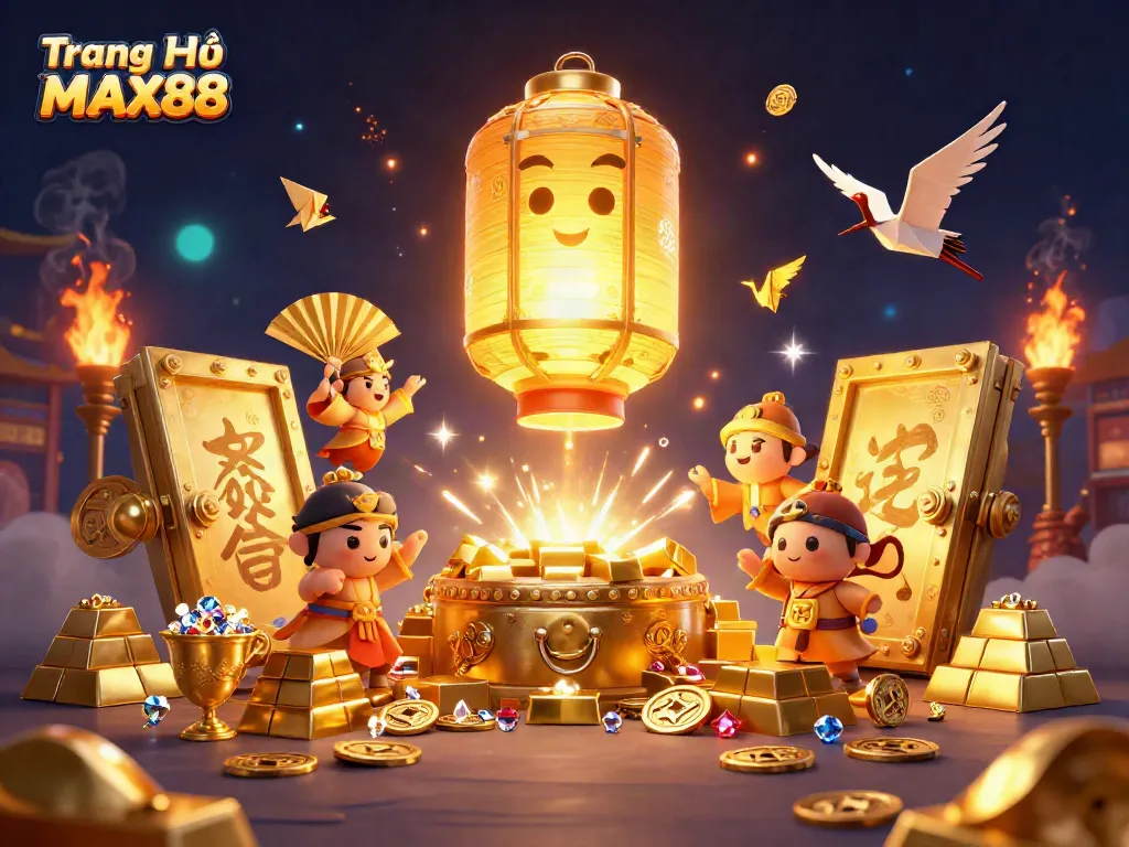 Experience the magic of Trang Chủ MAX88 with exciting casino games and golden treasures.