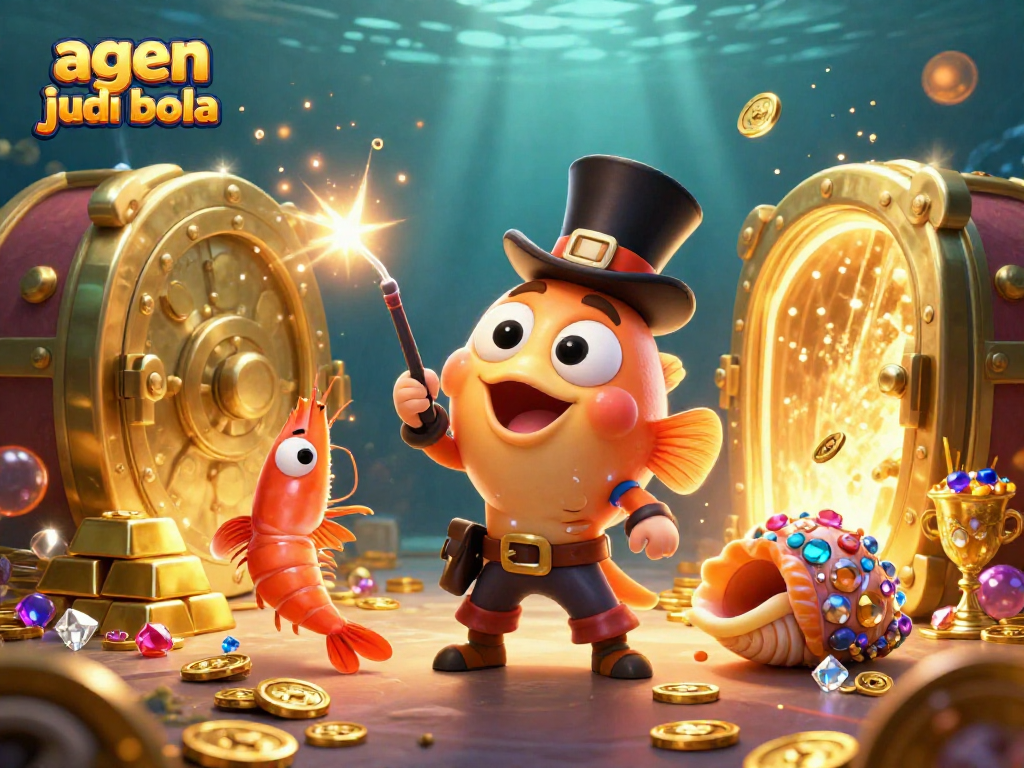 Engage with agen judi bola through thrilling underwater gambling adventures with vibrant 3D characters.
