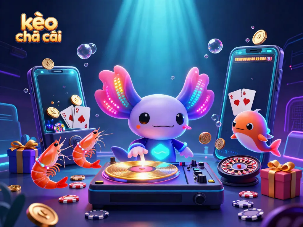 Experience kèo nhà cái action with vibrant, dynamic characters at an underwater casino scene.