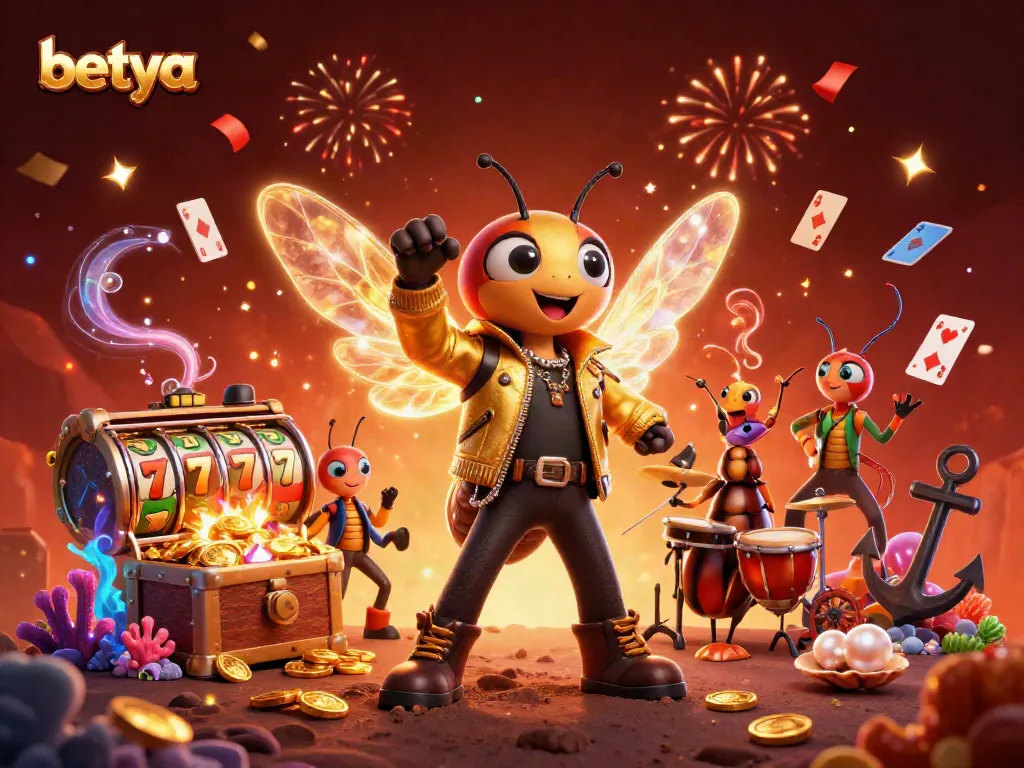 Experience exciting gaming with betya featuring a vibrant casino scene and celebrated characters.