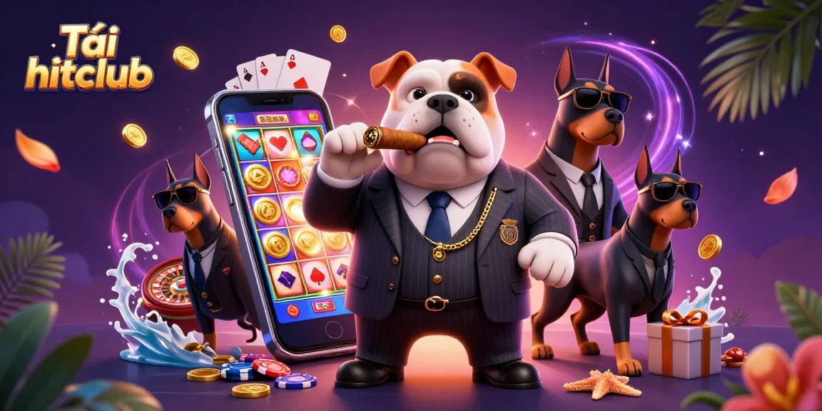 Spin for fortune and fun with Tải hitclub in this vibrant casino scene!