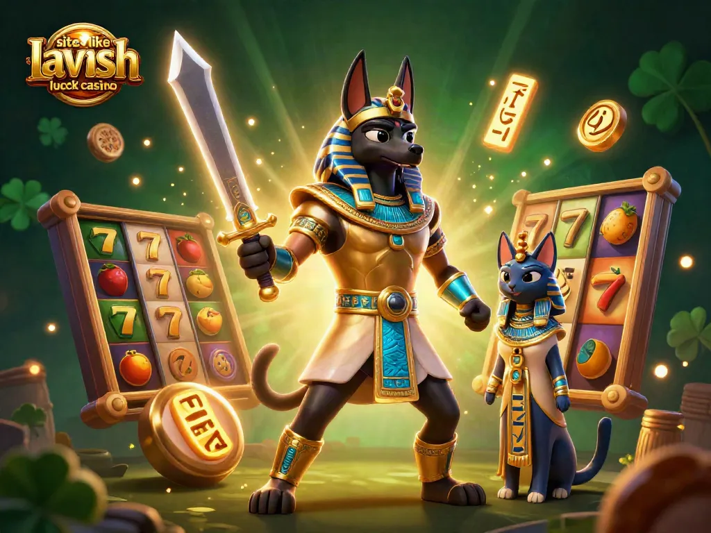 Experience the excitement of sites like lavish luck casino with vibrant slot games and dynamic golden elements.